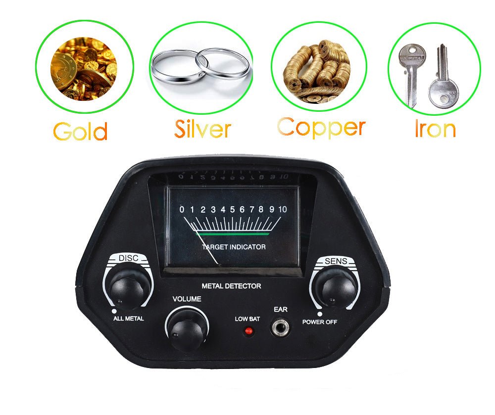 Professional Metal Detector For Treasure Searching - Black NZ5030B - Image 4