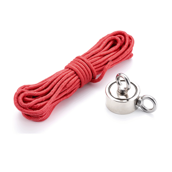 20 Metre Salvage Rope for Fishing Magnets with Carabiner 20m x 8mm - Image 3