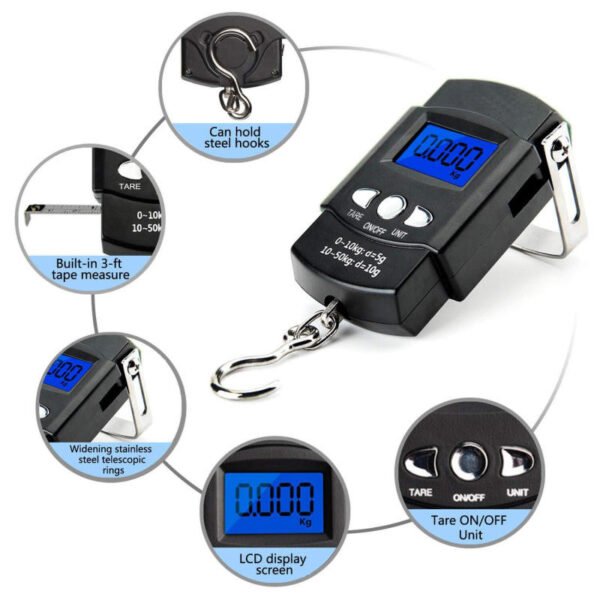 Digital Fishing Scales  to 50kg - Image 3