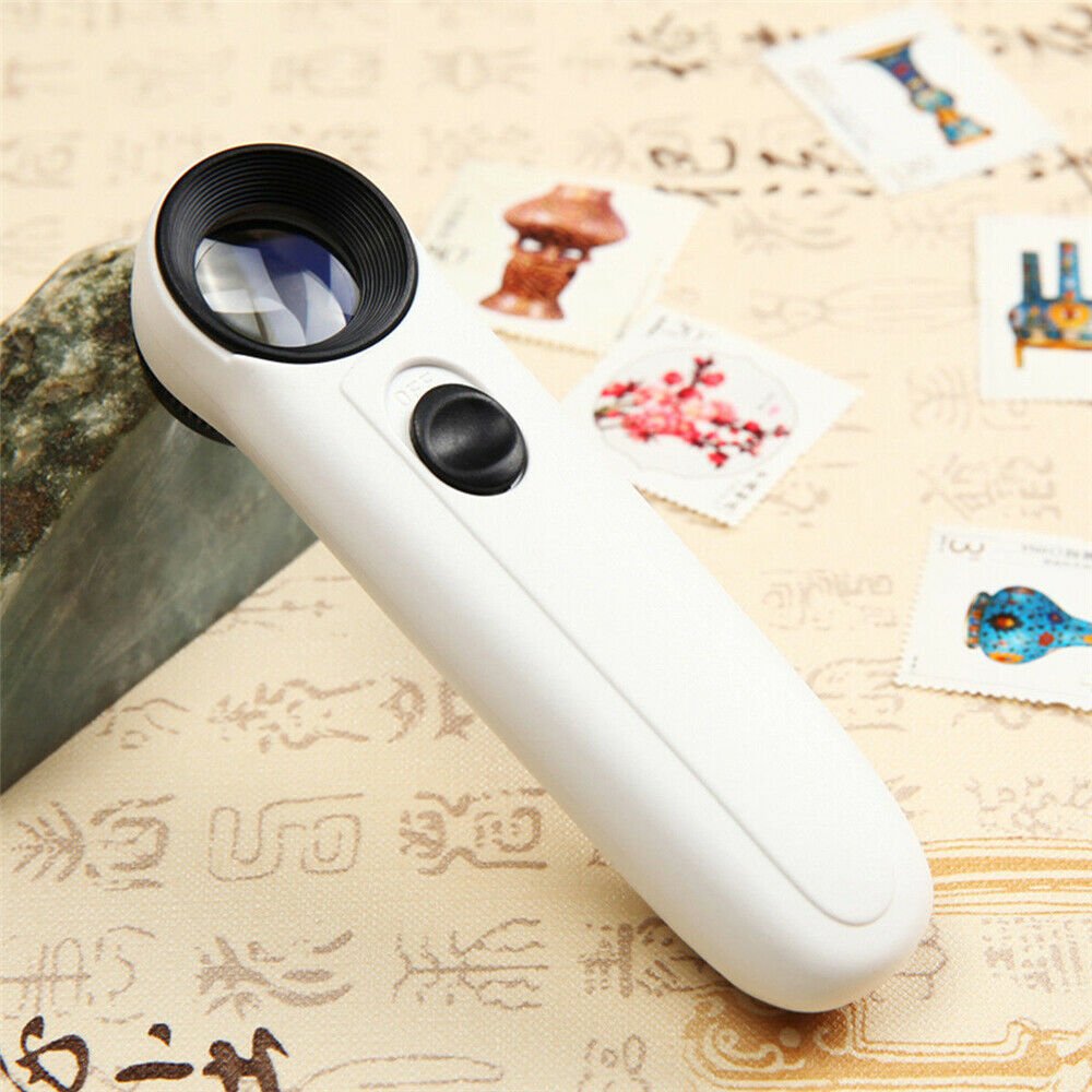 40X Magnifier Glass Jeweler Eye with 2 LED Lights - Image 14